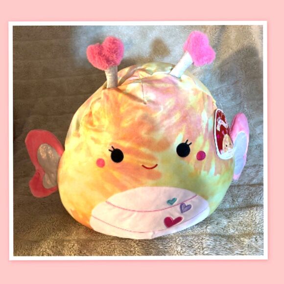 SQUISHMALLOW BUTTERFLY BALIA VALENTINE 16" Kellytoy Plush Walgreens EXCLUSIVE - Picture 1 of 3